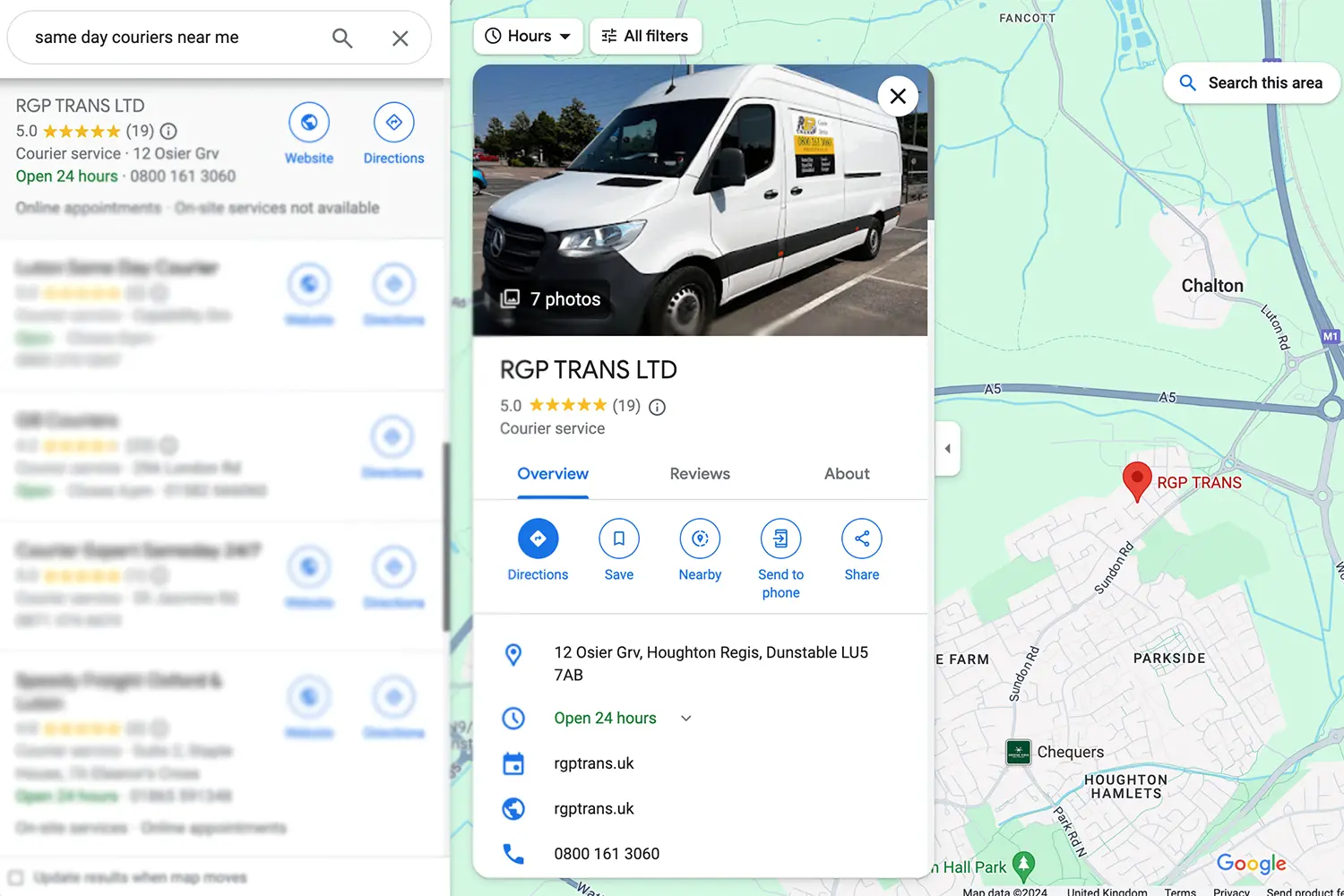 same day couriers near me
