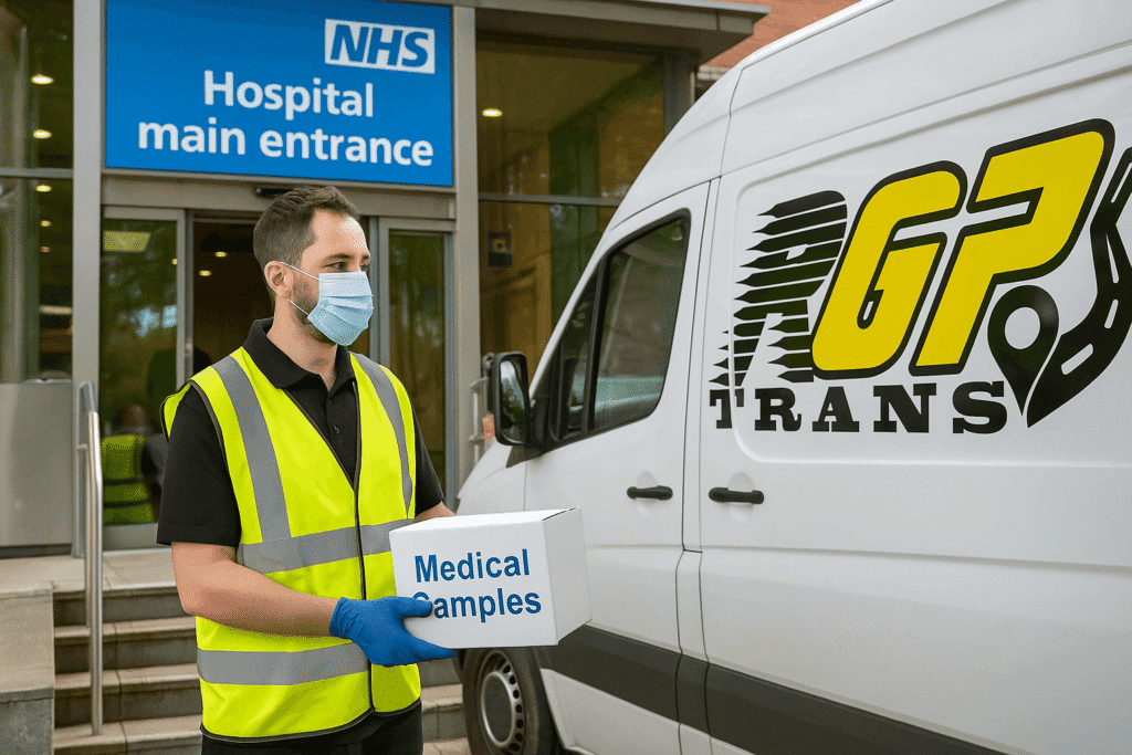 medical courier delivery to hospital